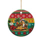 Afro-Grenadian Christmas Ceramic Ornament This Grenada Dove Needs A Beach Retreat