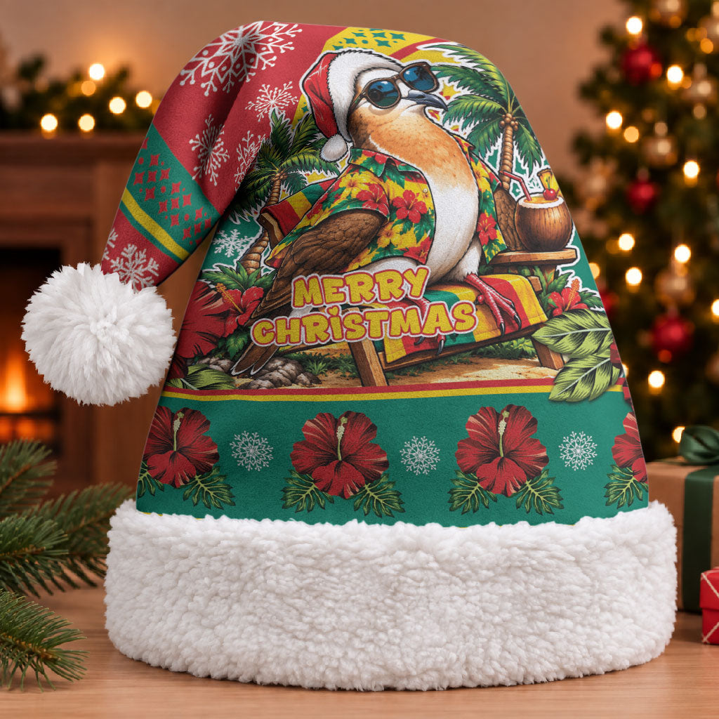 Afro-Grenadian Christmas Santa Hat This Grenada Dove Needs A Beach Retreat