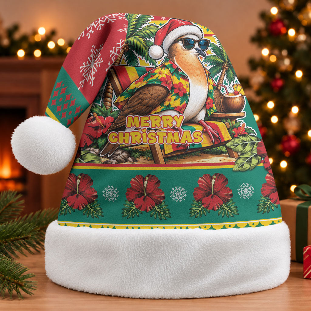 Afro-Grenadian Christmas Santa Hat This Grenada Dove Needs A Beach Retreat