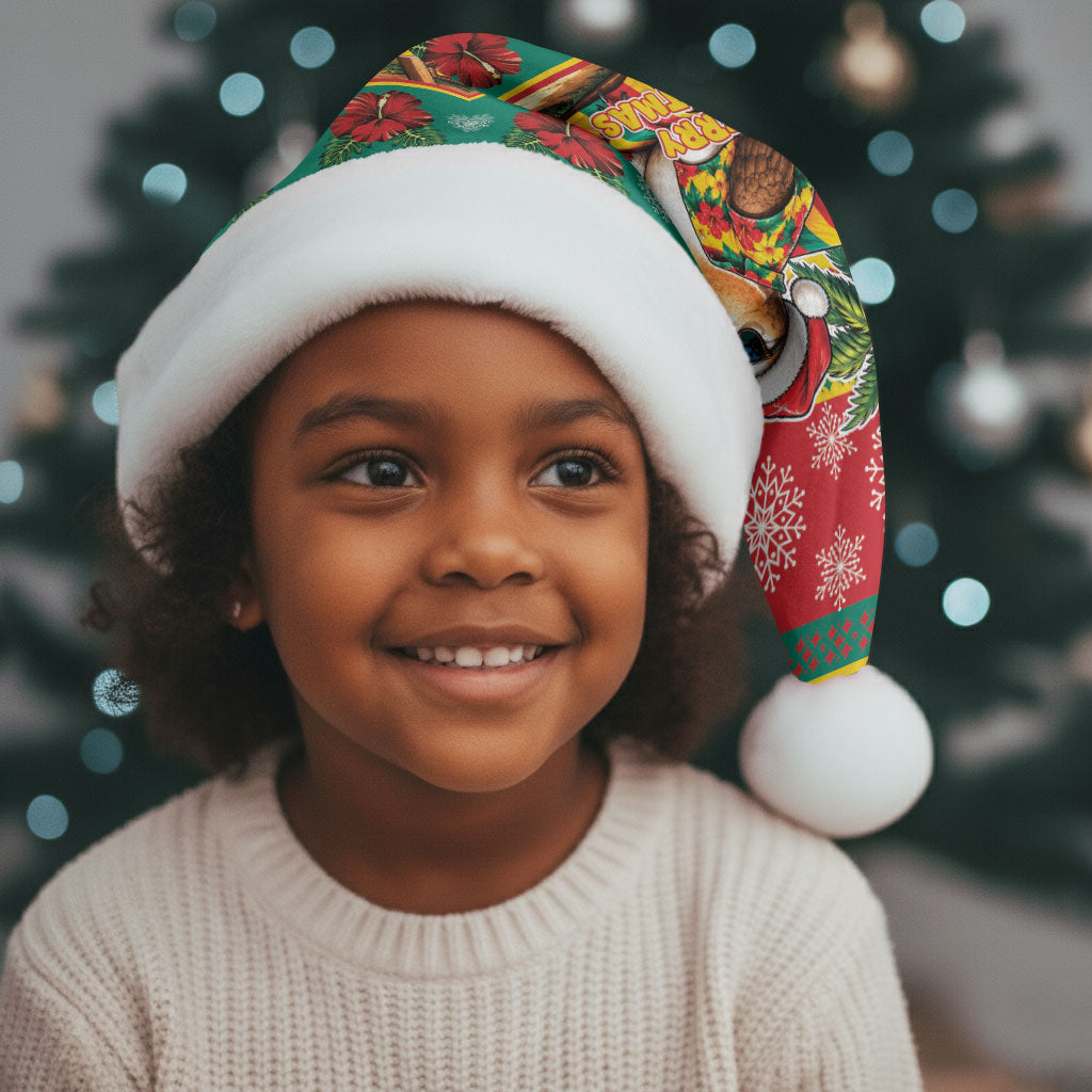 Afro-Grenadian Christmas Santa Hat This Grenada Dove Needs A Beach Retreat