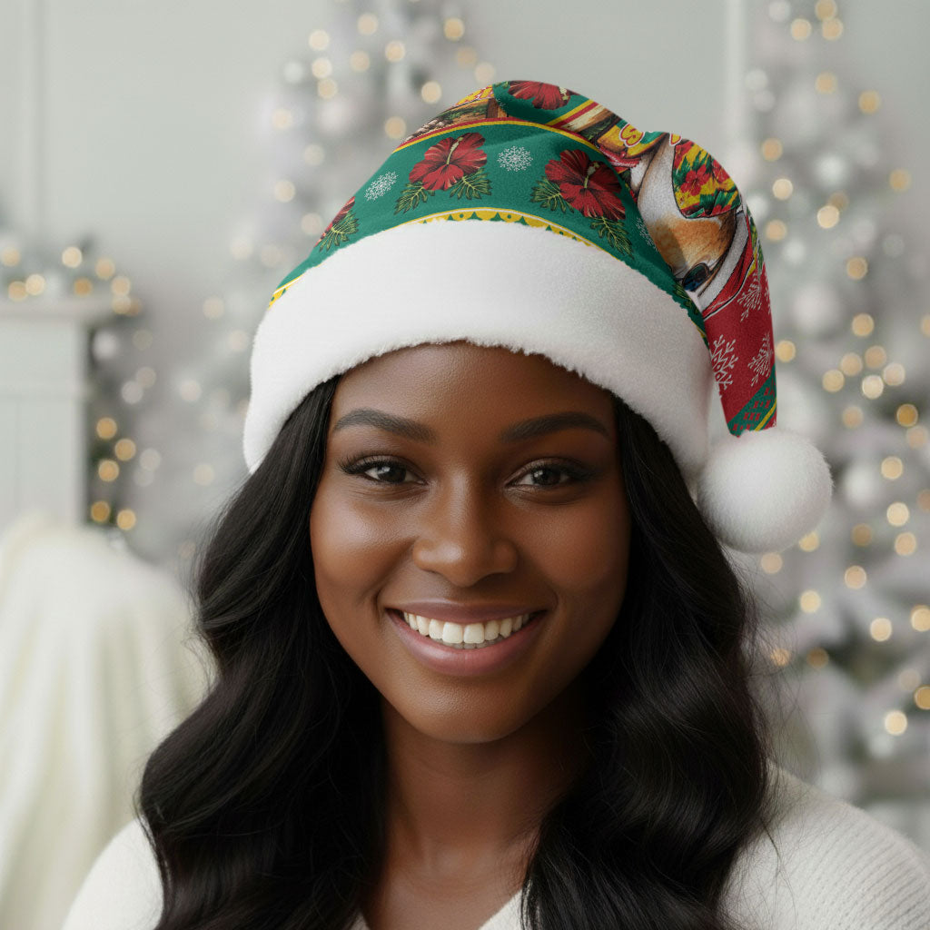 Afro-Grenadian Christmas Santa Hat This Grenada Dove Needs A Beach Retreat