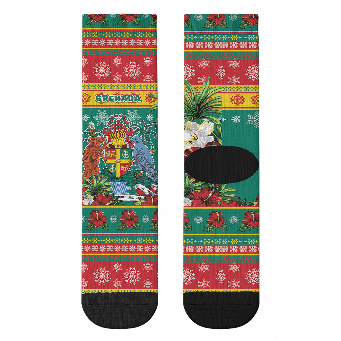 Afro-Grenadian Christmas Crew Socks This Grenada Dove Needs A Beach Retreat
