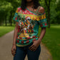 Afro-Grenadian Christmas Cross Shoulder Shirt This Grenada Dove Needs A Beach Retreat