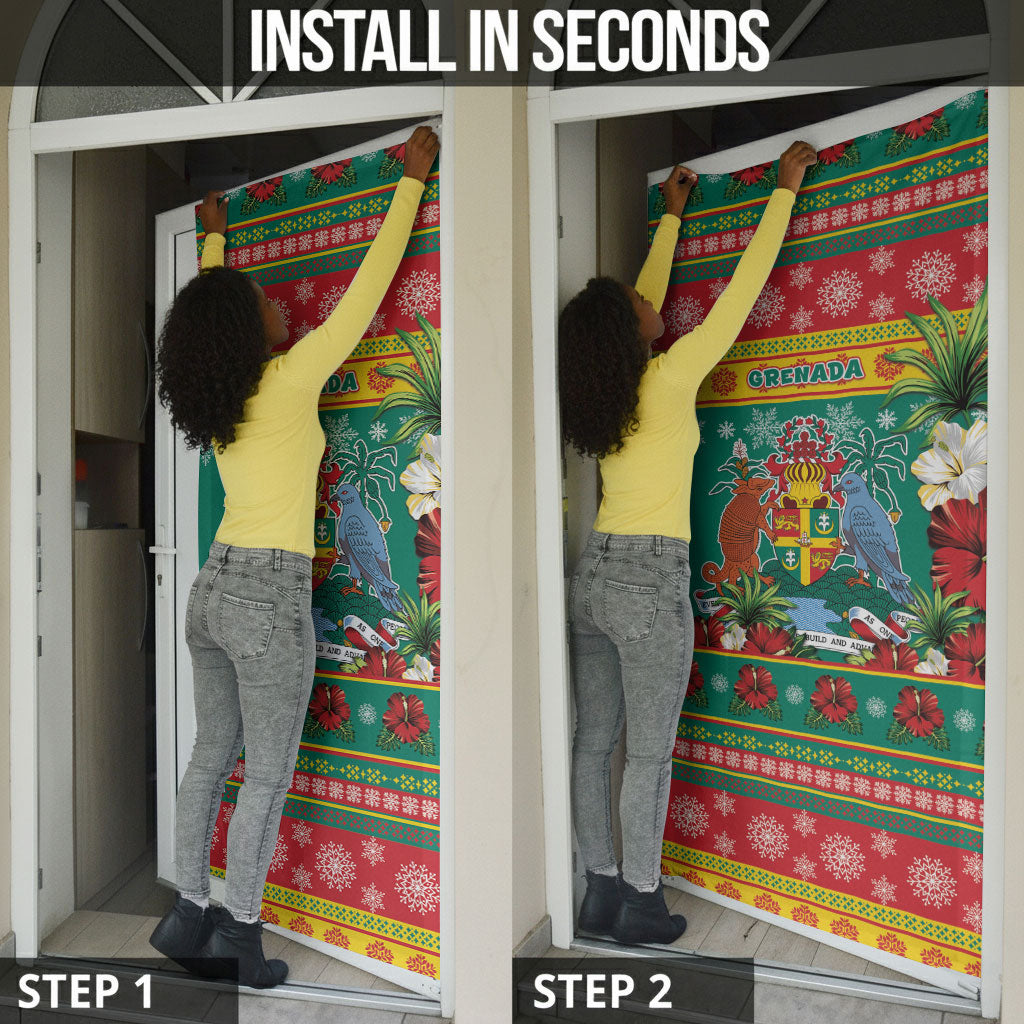 Afro-Grenadian Christmas Door Cover This Grenada Dove Needs A Beach Retreat
