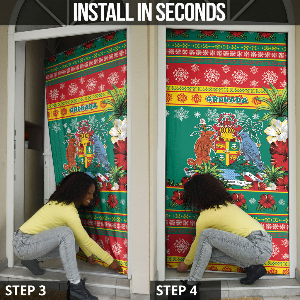 Afro-Grenadian Christmas Door Cover This Grenada Dove Needs A Beach Retreat