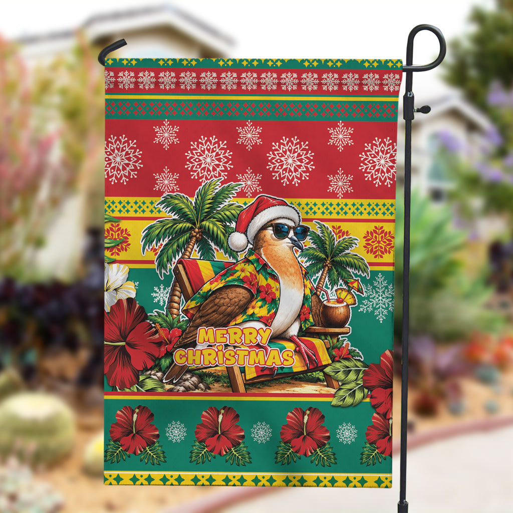 Afro-Grenadian Christmas Garden Flag This Grenada Dove Needs A Beach Retreat