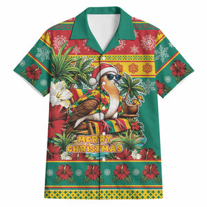 Afro-Grenadian Christmas Hawaiian Shirt This Grenada Dove Needs A Beach Retreat