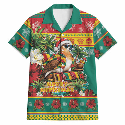 Afro-Grenadian Christmas Hawaiian Shirt This Grenada Dove Needs A Beach Retreat