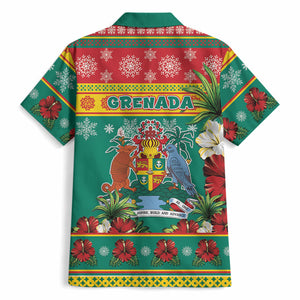 Afro-Grenadian Christmas Hawaiian Shirt This Grenada Dove Needs A Beach Retreat