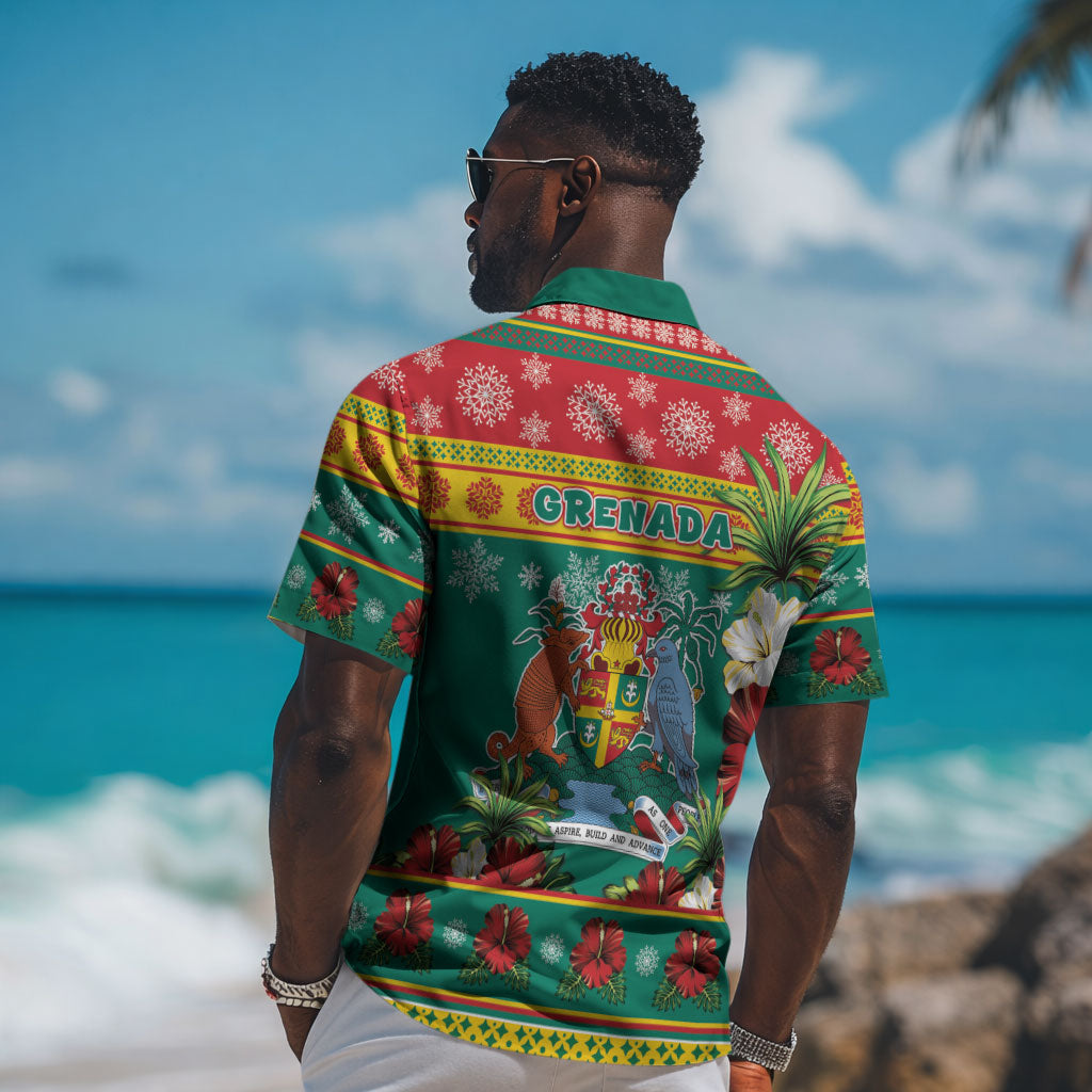 Afro-Grenadian Christmas Hawaiian Shirt This Grenada Dove Needs A Beach Retreat