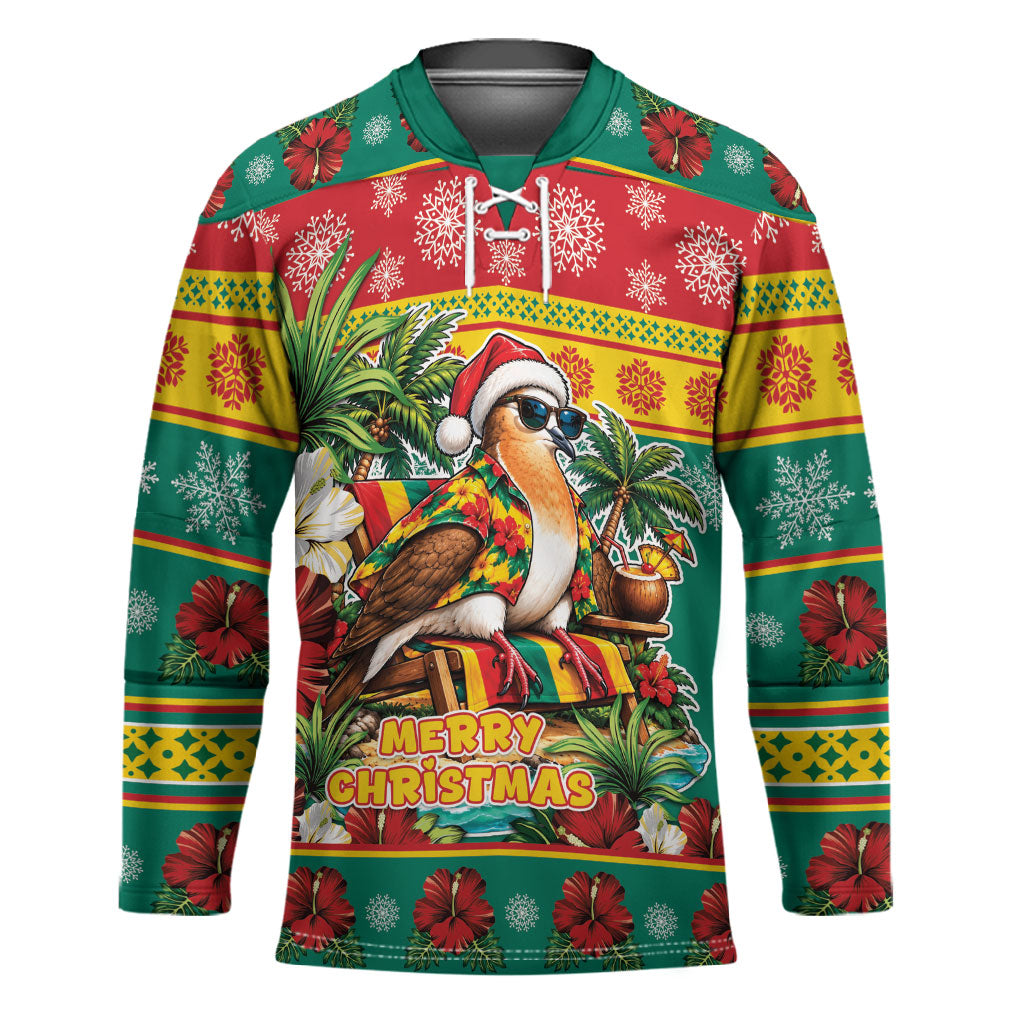 Afro-Grenadian Christmas Hockey Jersey This Grenada Dove Needs A Beach Retreat