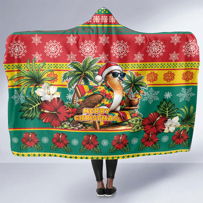 Afro-Grenadian Christmas Hooded Blanket This Grenada Dove Needs A Beach Retreat