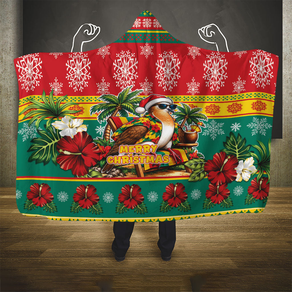 Afro-Grenadian Christmas Hooded Blanket This Grenada Dove Needs A Beach Retreat