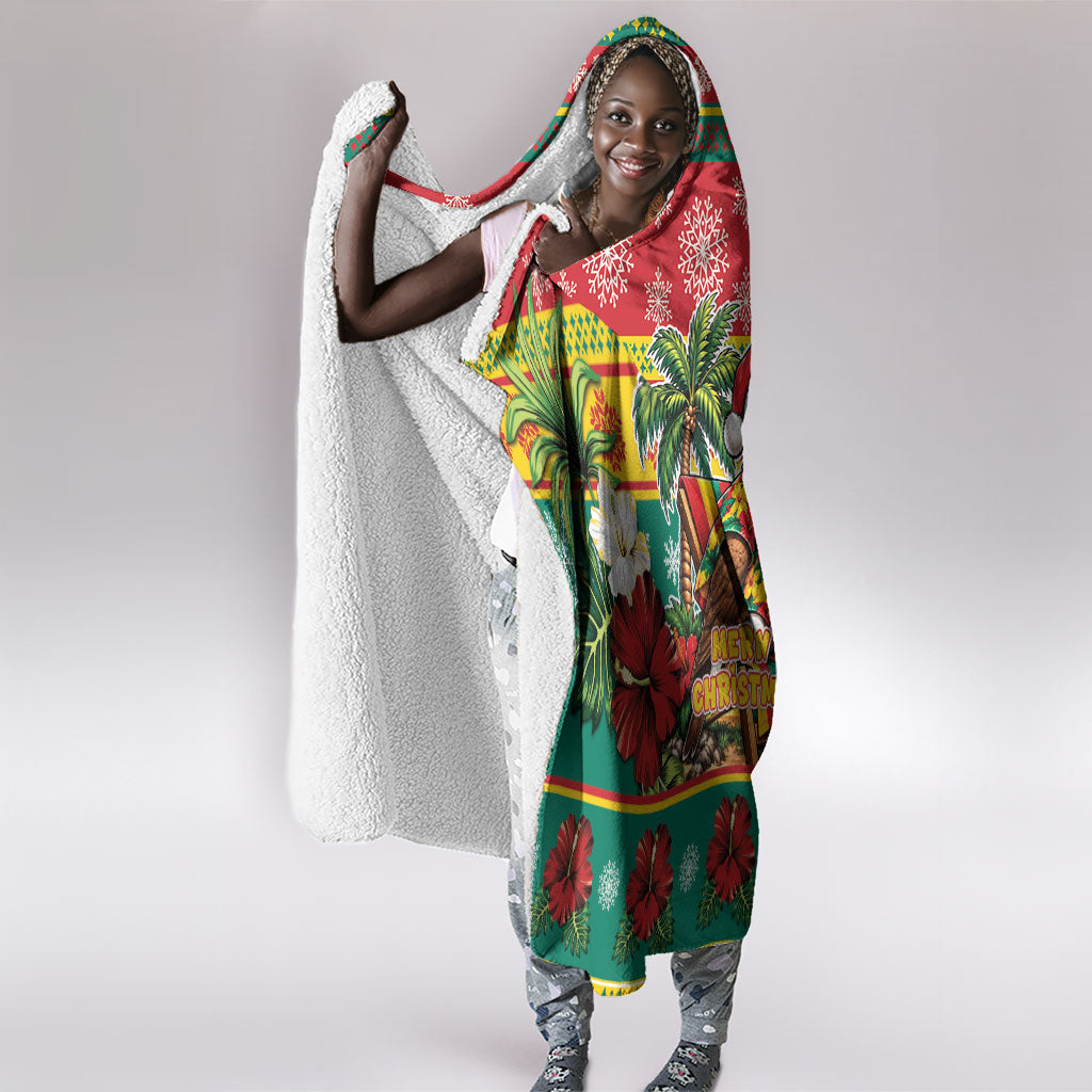Afro-Grenadian Christmas Hooded Blanket This Grenada Dove Needs A Beach Retreat