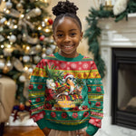 Afro-Grenadian Christmas Kid Ugly Christmas Sweater This Grenada Dove Needs A Beach Retreat