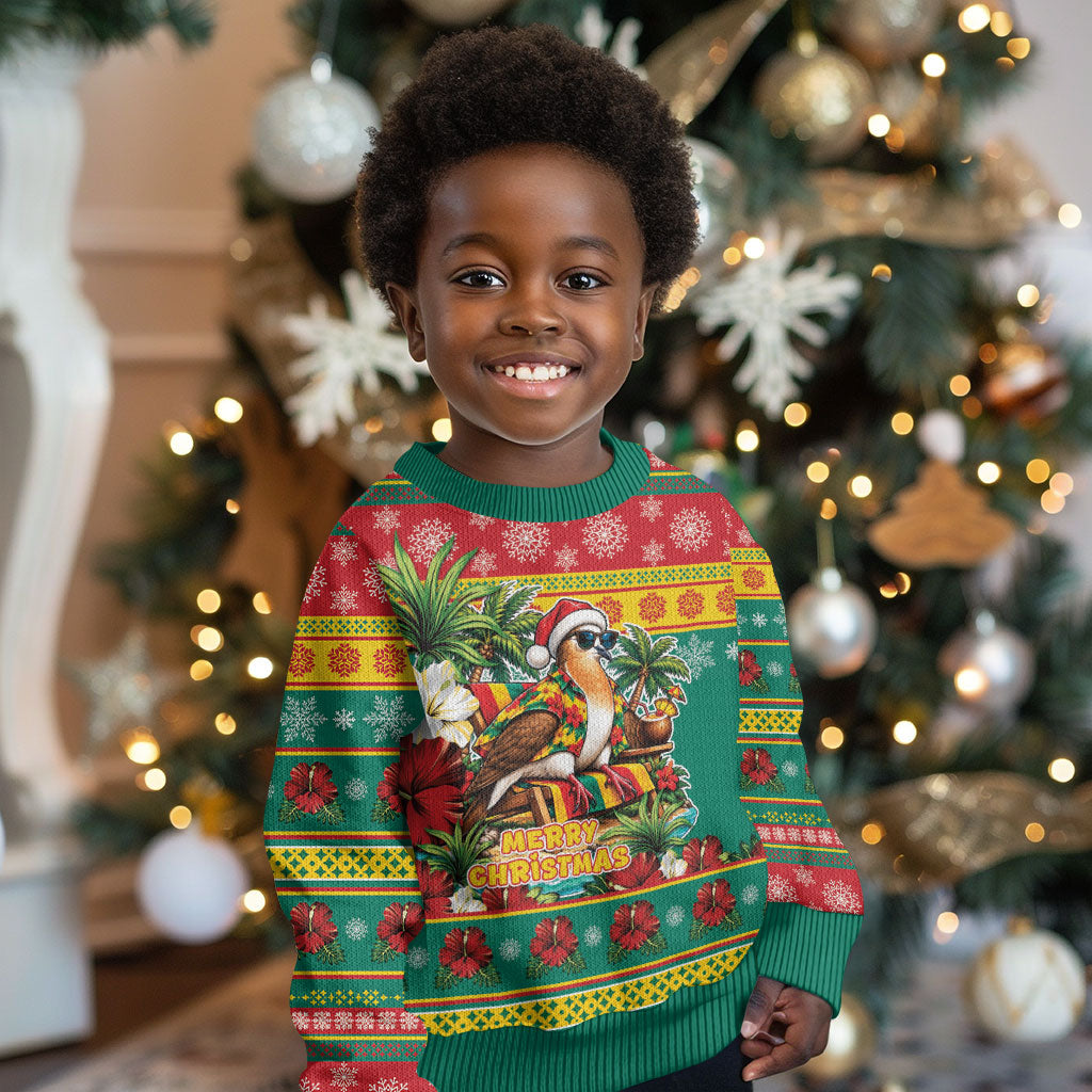 Afro-Grenadian Christmas Kid Ugly Christmas Sweater This Grenada Dove Needs A Beach Retreat