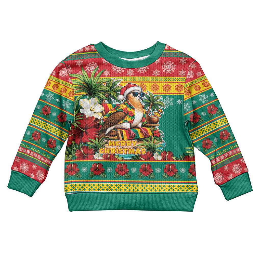Afro-Grenadian Christmas Kid Ugly Christmas Sweater This Grenada Dove Needs A Beach Retreat