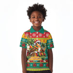 Afro-Grenadian Christmas Kid Polo Shirt This Grenada Dove Needs A Beach Retreat