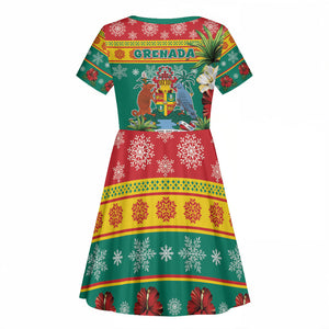 Afro-Grenadian Christmas Kid Short Sleeve Dress This Grenada Dove Needs A Beach Retreat