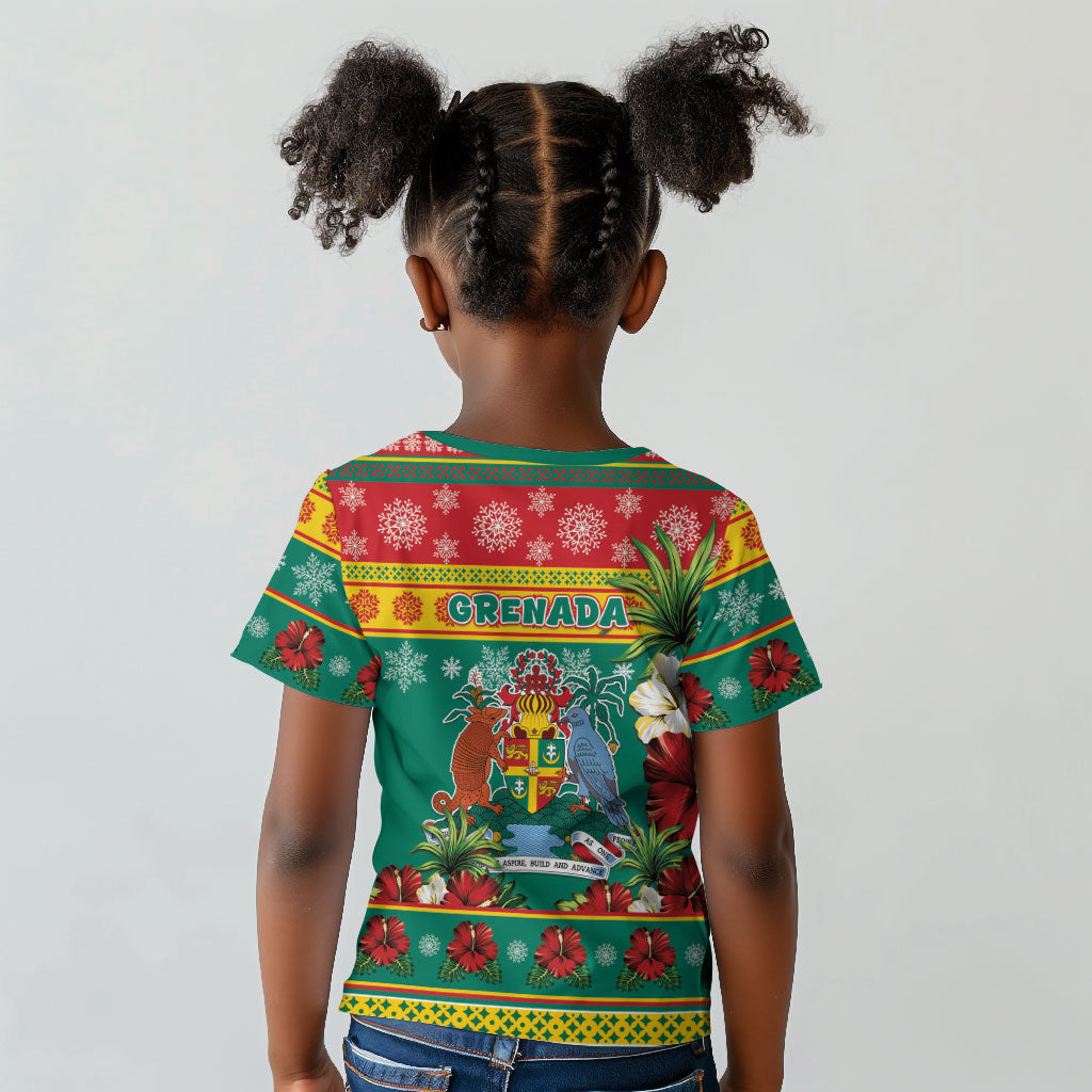 Afro-Grenadian Christmas Kid T shirt This Grenada Dove Needs A Beach Retreat