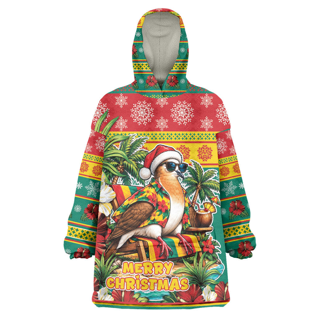 Afro-Grenadian Christmas Kid Wearable Blanket Hoodie This Grenada Dove Needs A Beach Retreat