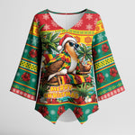 Afro-Grenadian Christmas Kimono Sleeve Blouse This Grenada Dove Needs A Beach Retreat