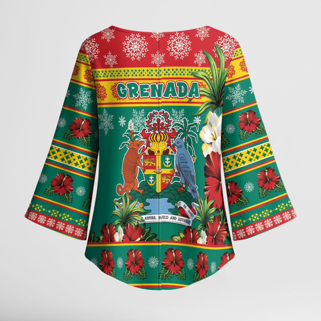 Afro-Grenadian Christmas Kimono Sleeve Blouse This Grenada Dove Needs A Beach Retreat
