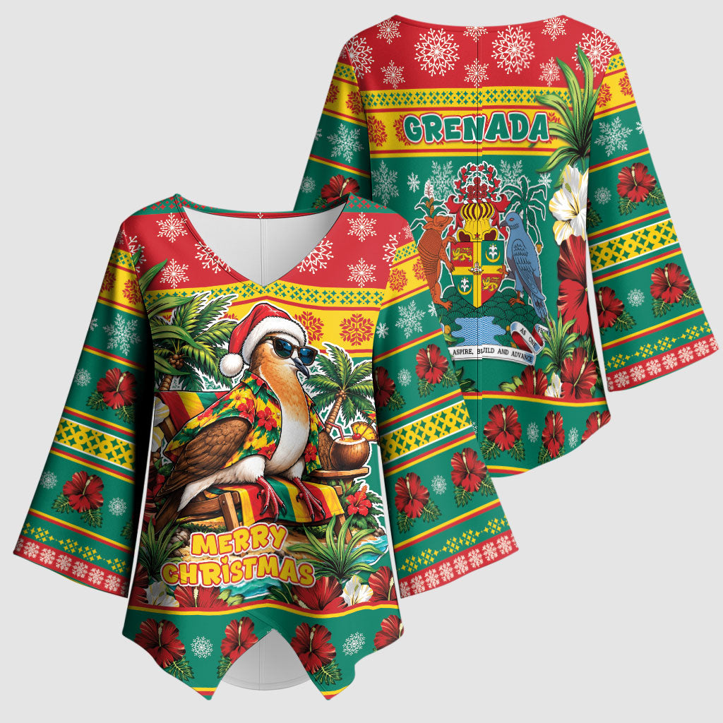 Afro-Grenadian Christmas Kimono Sleeve Blouse This Grenada Dove Needs A Beach Retreat