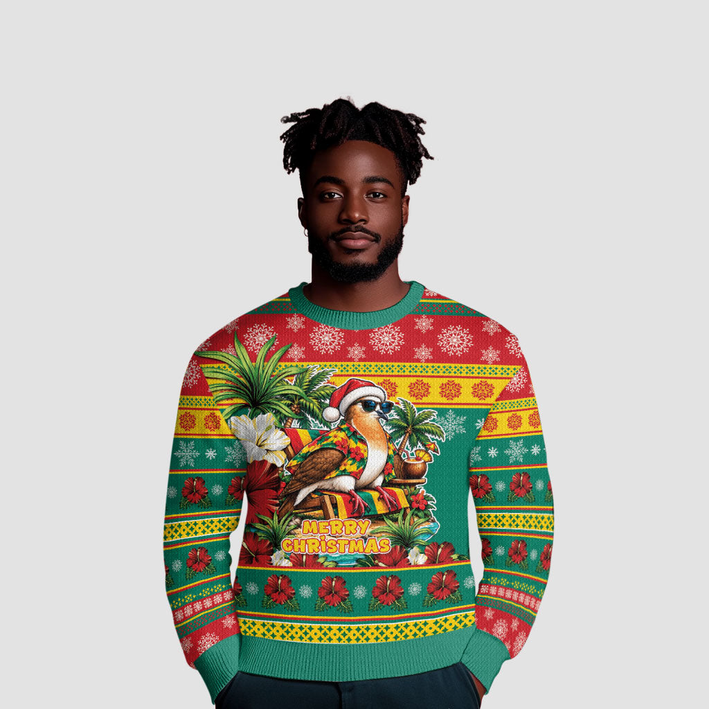 Afro-Grenadian Christmas Ugly Christmas Sweater This Grenada Dove Needs A Beach Retreat