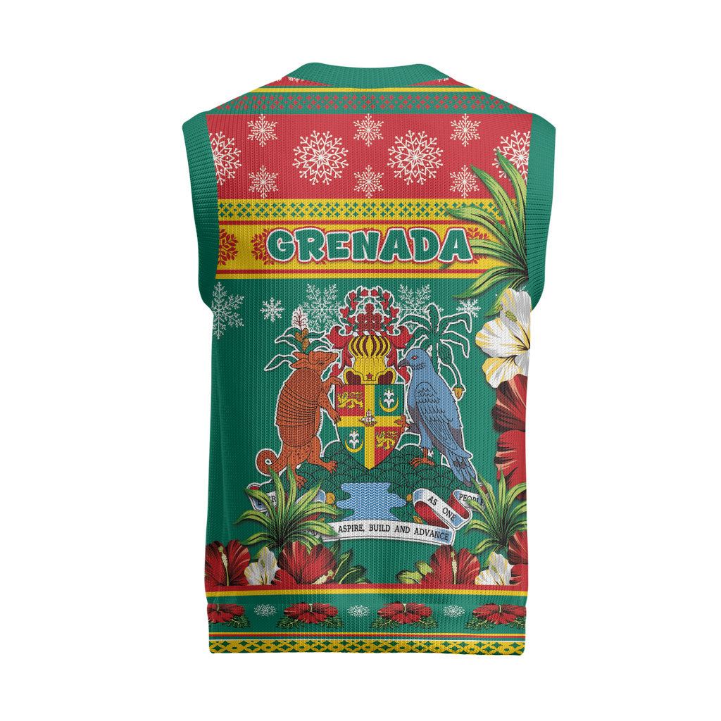 Afro-Grenadian Christmas Knitted V-Neck Vest This Grenada Dove Needs A Beach Retreat
