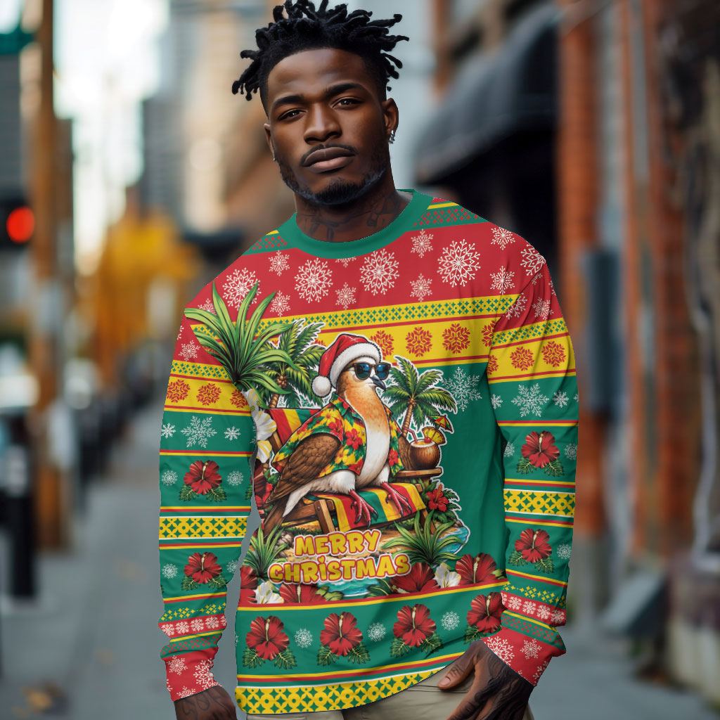 Afro-Grenadian Christmas Long Sleeve Shirt This Grenada Dove Needs A Beach Retreat