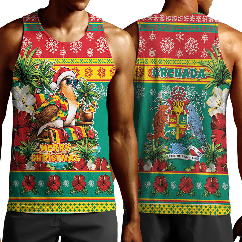 Afro-Grenadian Christmas Men Tank Top This Grenada Dove Needs A Beach Retreat