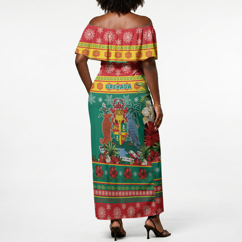 Afro-Grenadian Christmas Off Shoulder Maxi Dress This Grenada Dove Needs A Beach Retreat