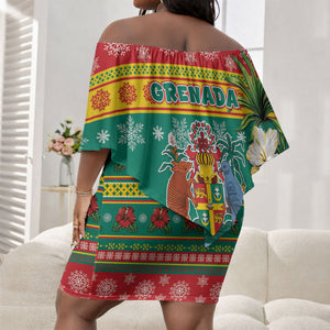 Afro-Grenadian Christmas Off Shoulder Short Dress This Grenada Dove Needs A Beach Retreat