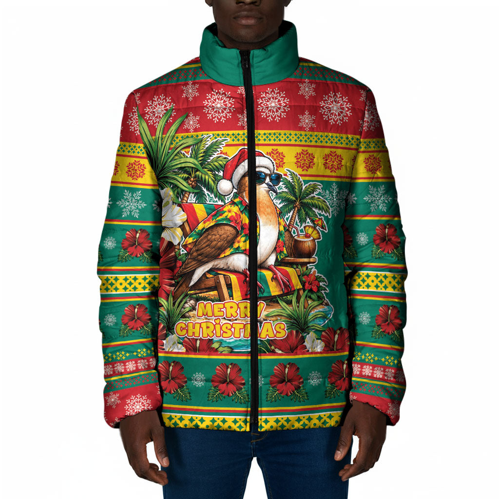Afro-Grenadian Christmas Padded Jacket This Grenada Dove Needs A Beach Retreat