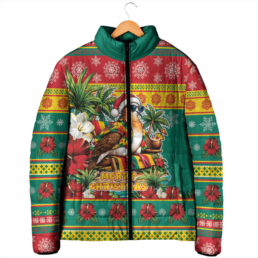 Afro-Grenadian Christmas Padded Jacket This Grenada Dove Needs A Beach Retreat
