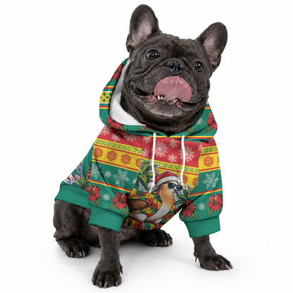 Afro-Grenadian Christmas Pet Hoodie This Grenada Dove Needs A Beach Retreat