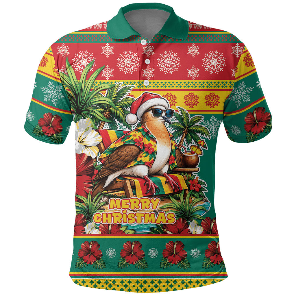 Afro-Grenadian Christmas Polo Shirt This Grenada Dove Needs A Beach Retreat