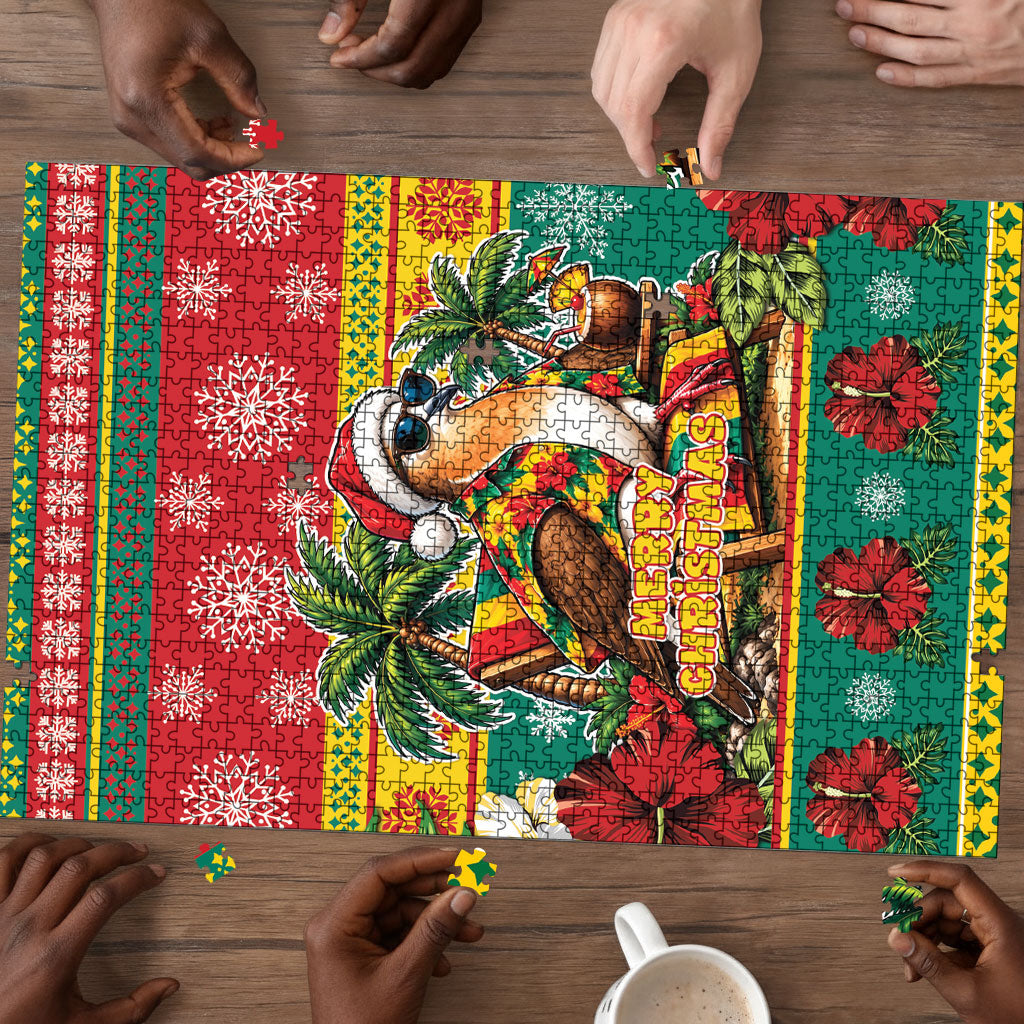 Afro-Grenadian Christmas Puzzle This Grenada Dove Needs A Beach Retreat