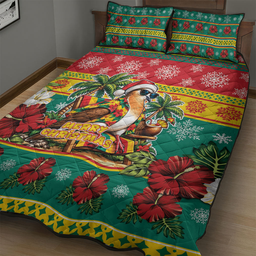 Afro-Grenadian Christmas Quilt Bed Set This Grenada Dove Needs A Beach Retreat