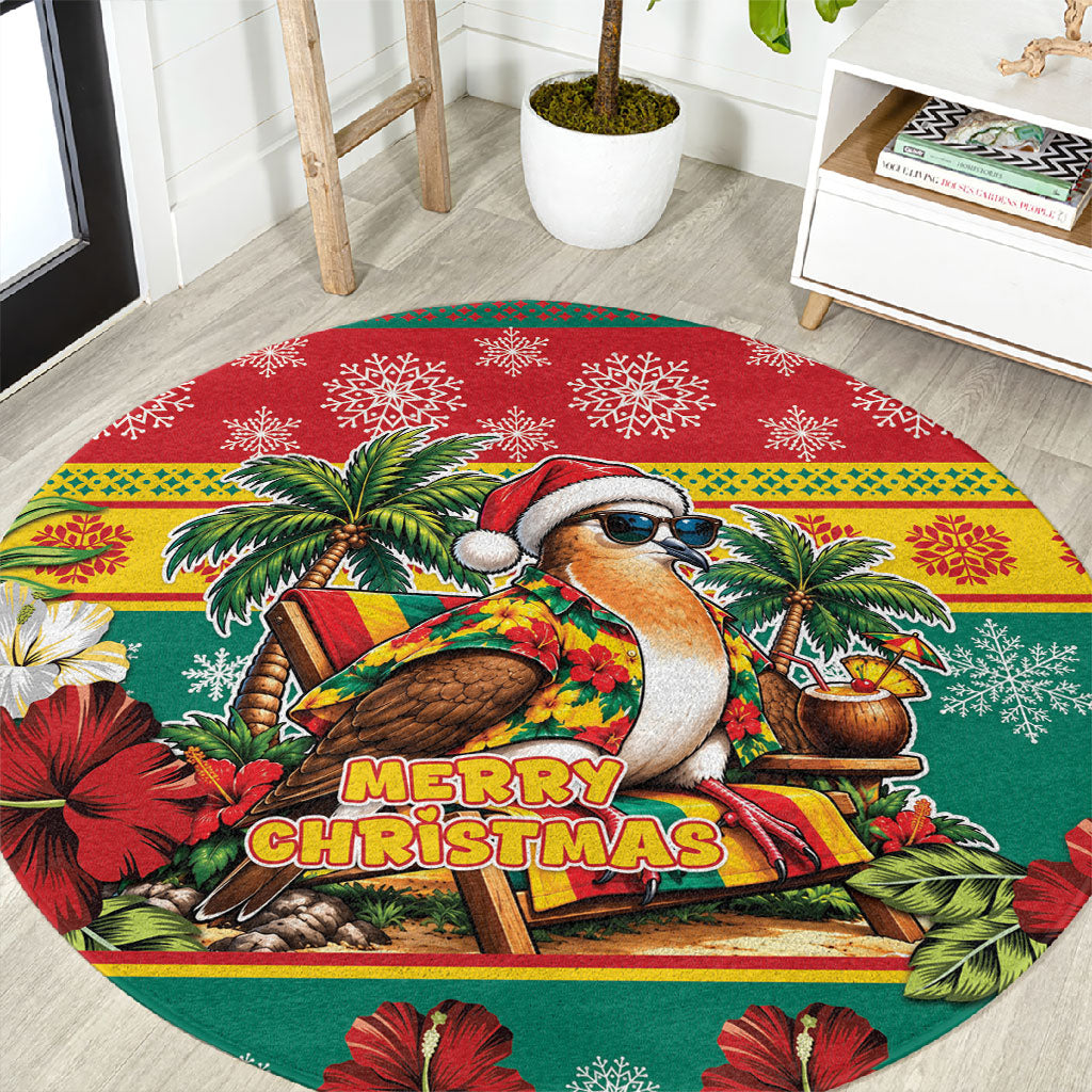 Afro-Grenadian Christmas Round Carpet This Grenada Dove Needs A Beach Retreat