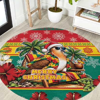 Afro-Grenadian Christmas Round Carpet This Grenada Dove Needs A Beach Retreat