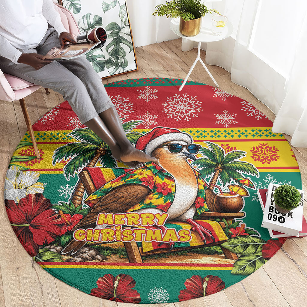 Afro-Grenadian Christmas Round Carpet This Grenada Dove Needs A Beach Retreat