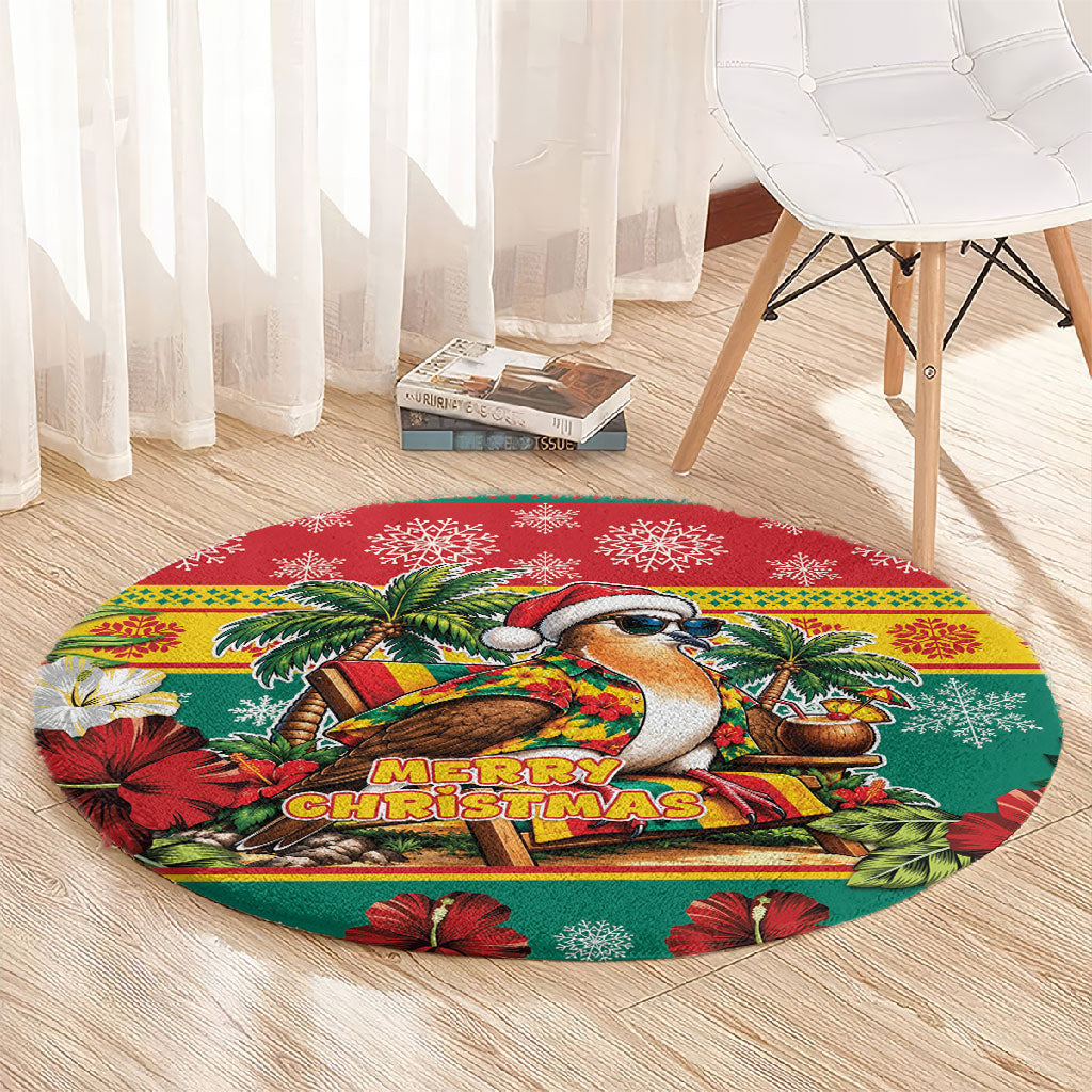 Afro-Grenadian Christmas Round Carpet This Grenada Dove Needs A Beach Retreat