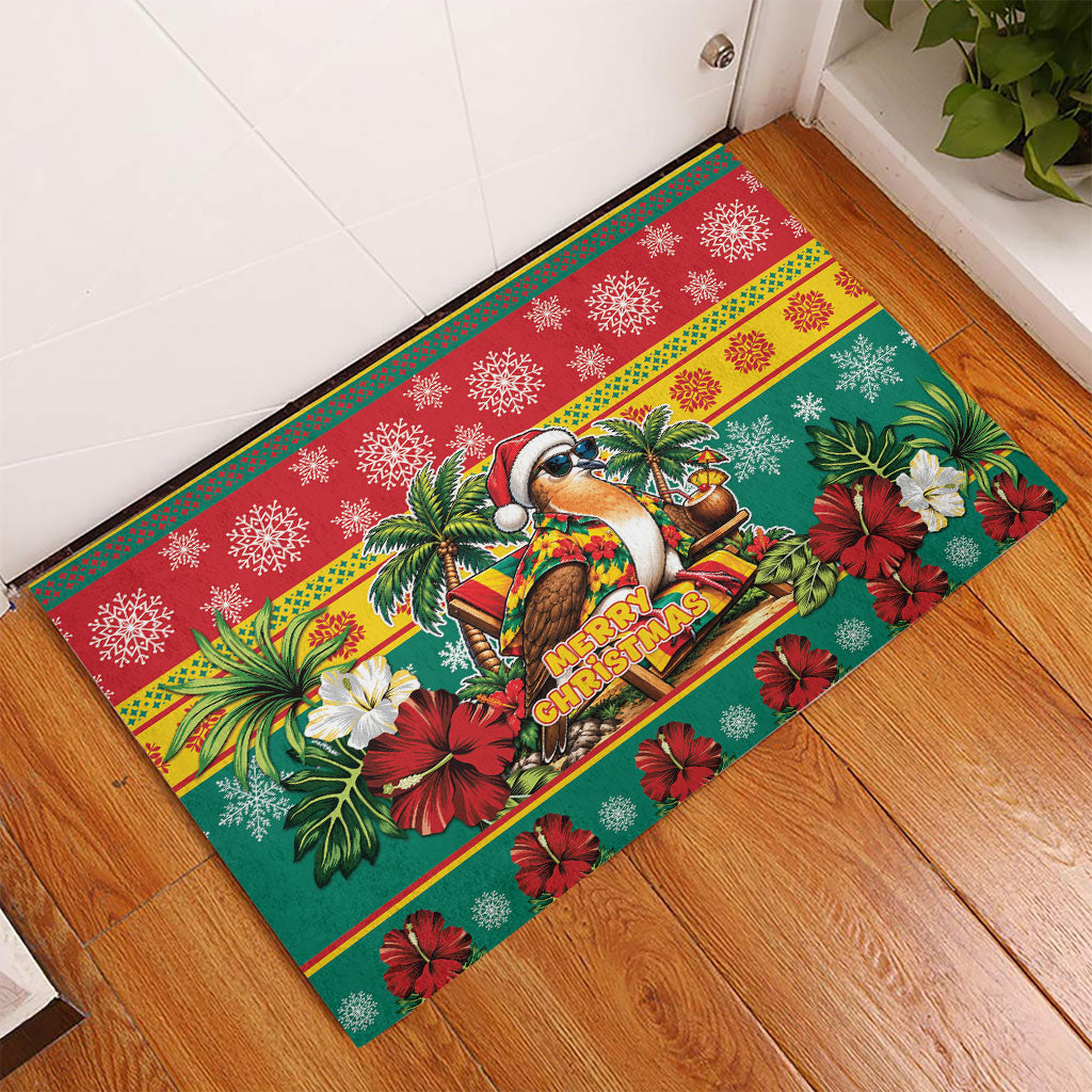 Afro-Grenadian Christmas Rubber Doormat This Grenada Dove Needs A Beach Retreat
