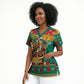 Afro-Grenadian Christmas Scrub Top This Grenada Dove Needs A Beach Retreat
