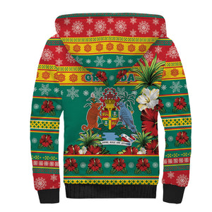 Afro-Grenadian Christmas Sherpa Hoodie This Grenada Dove Needs A Beach Retreat