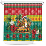 Afro-Grenadian Christmas Shower Curtain This Grenada Dove Needs A Beach Retreat