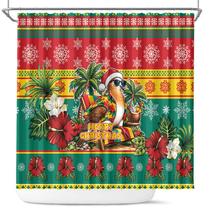 Afro-Grenadian Christmas Shower Curtain This Grenada Dove Needs A Beach Retreat