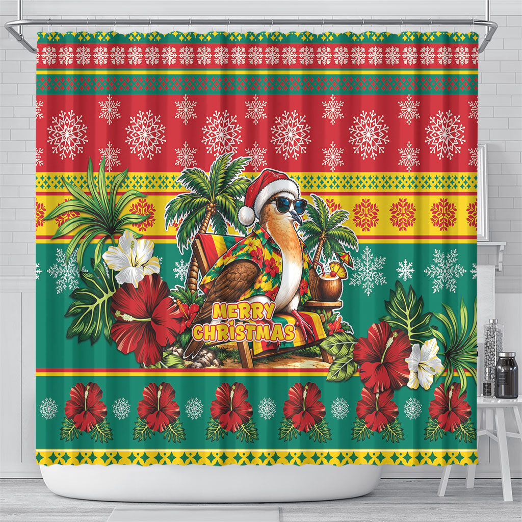 Afro-Grenadian Christmas Shower Curtain This Grenada Dove Needs A Beach Retreat